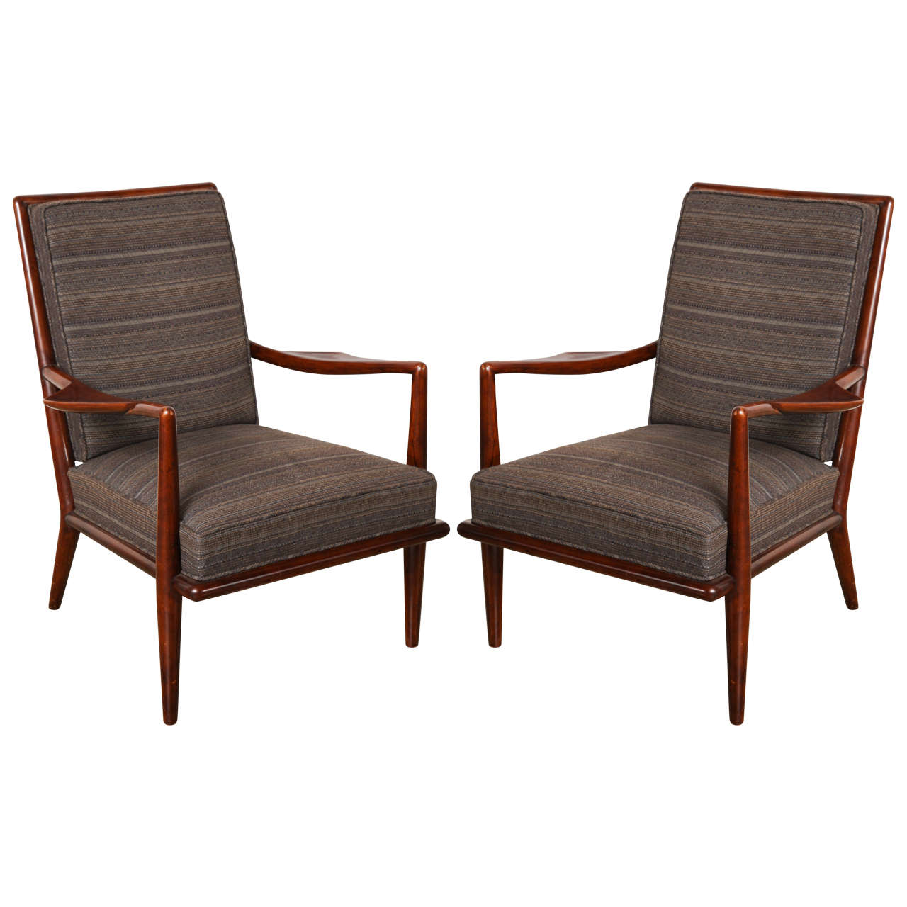 Pair of T. H. Robsjohn-Gibbings Armchairs For Sale