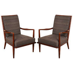 Pair of T. H. Robsjohn-Gibbings Armchairs