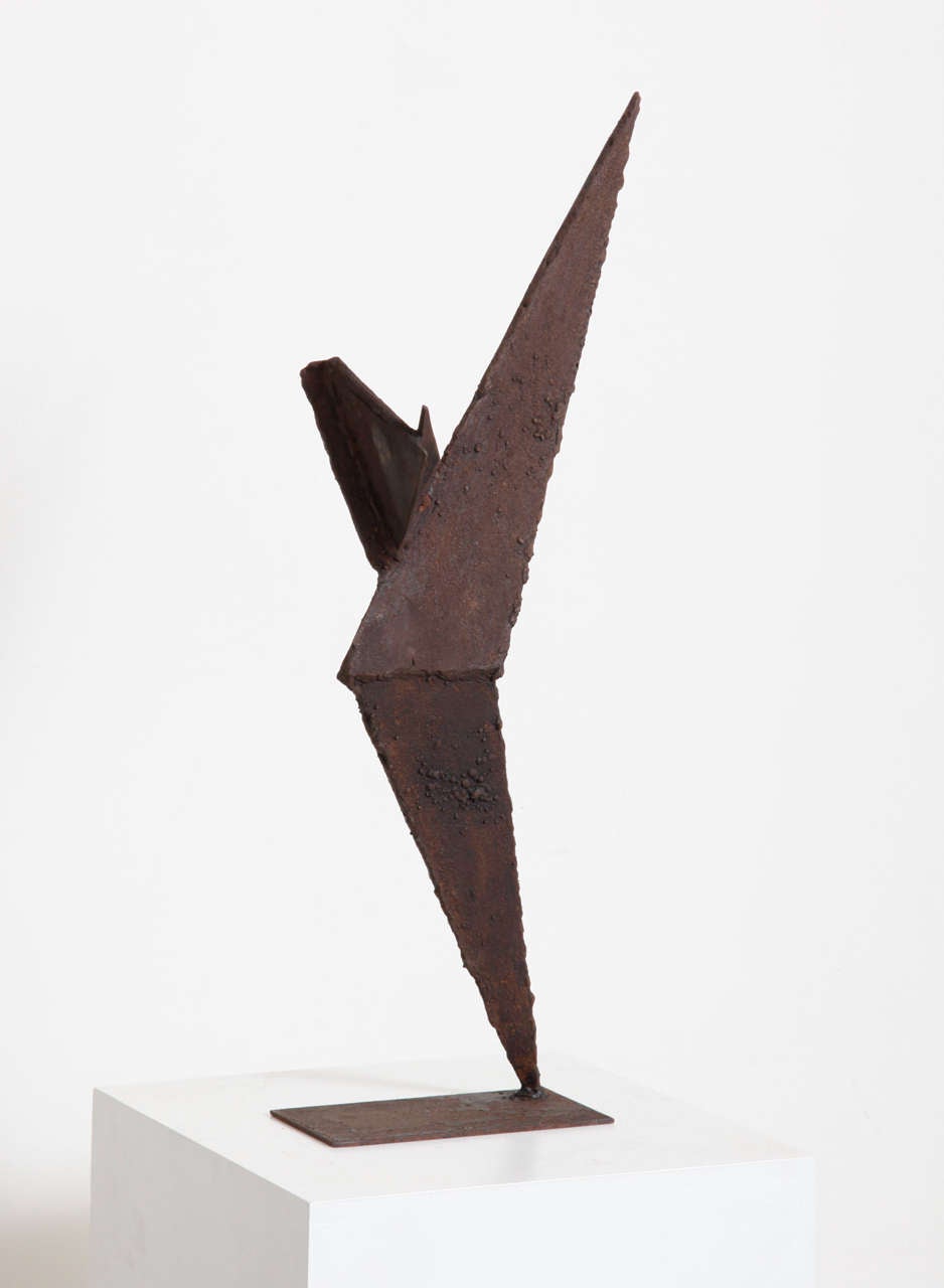 Abstract Ironwork Sculpture