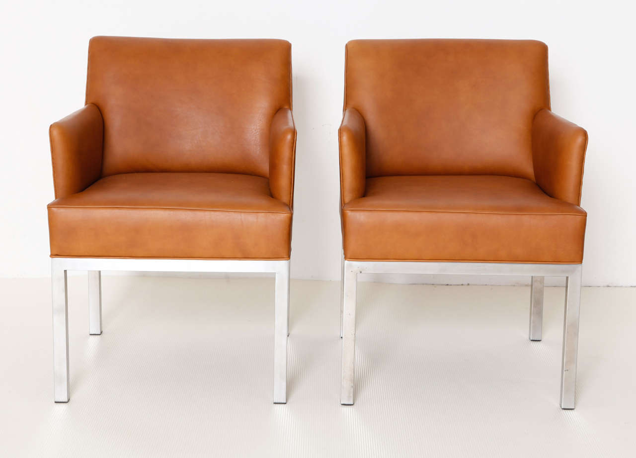 Paire de fauteuils ""Modèle 56"" Jules Wabbes