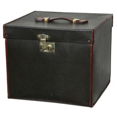 Fine 1920s Luxury Pigskin and Leather Traveling Chest