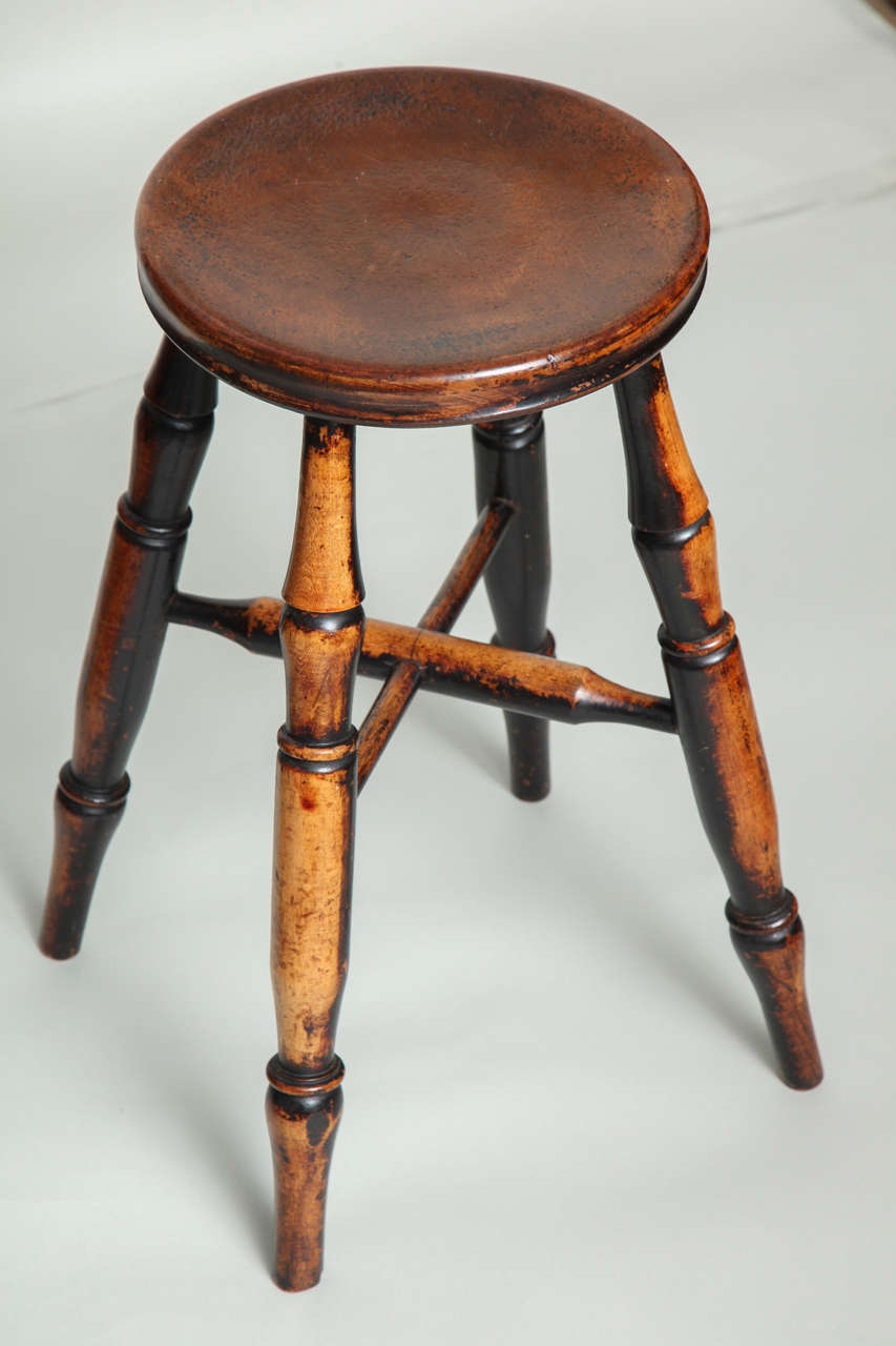 Country Stool with Wonderful Surface For Sale 2