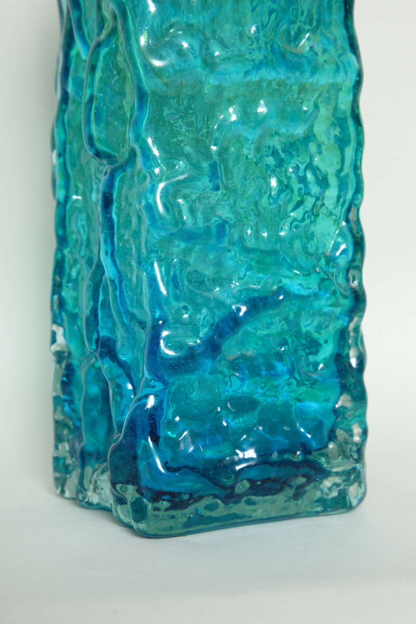 Studio Glass Bottle Vase Designed by Michael Harris 1
