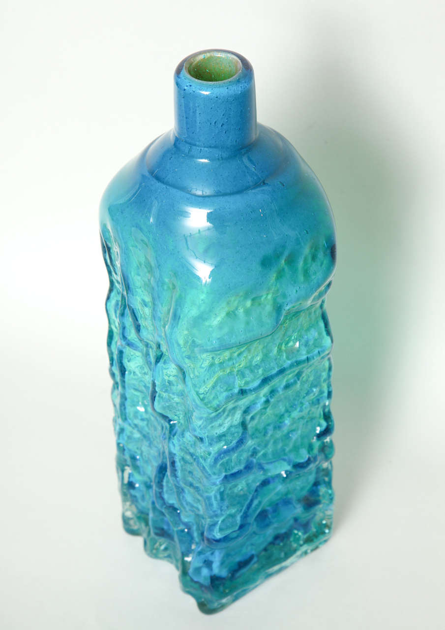 Studio Glass Bottle Vase Designed by Michael Harris 3
