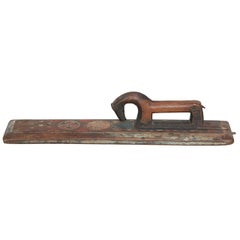 Early 19th Century Scandinavian Folk Art Mangle Board