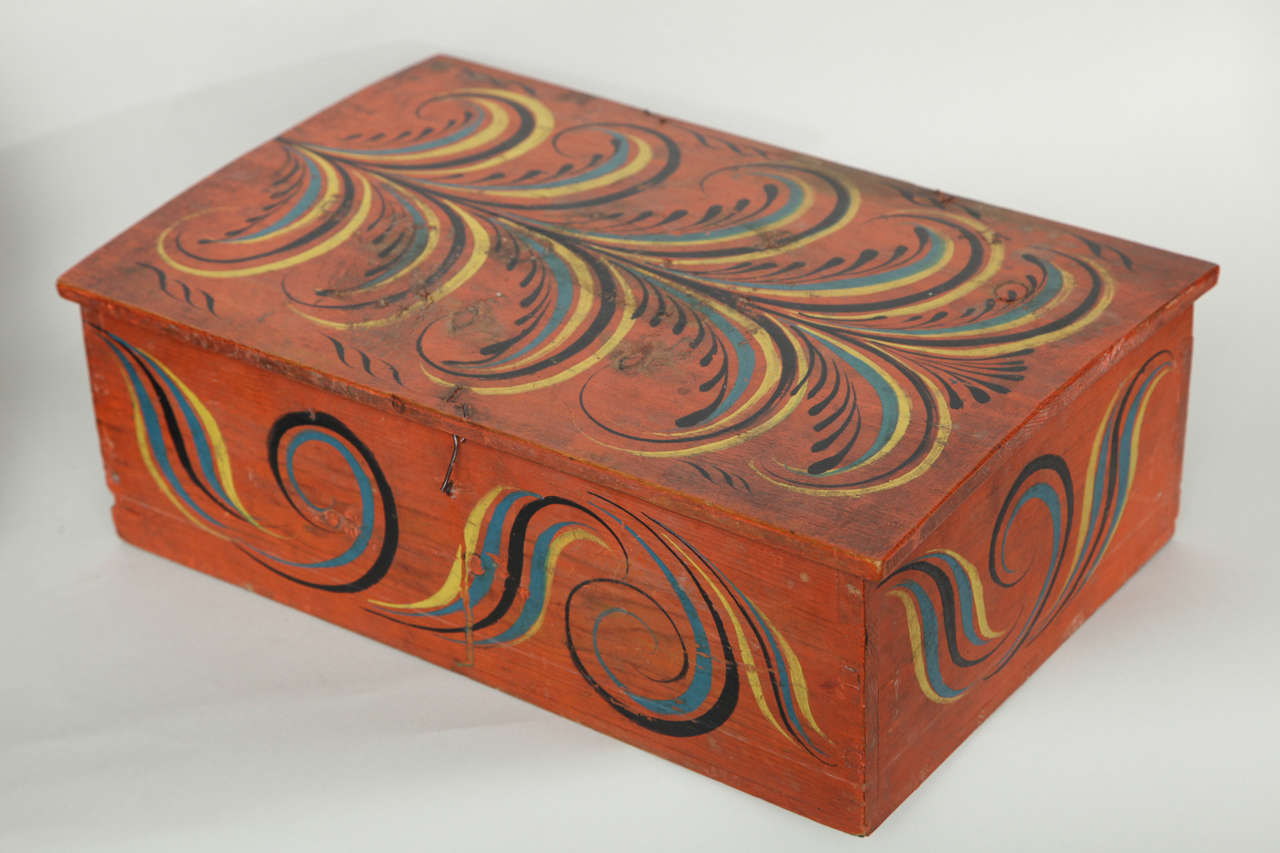 Collection of Three Norwegian Folk Art Boxes at 1stDibs norwegian box