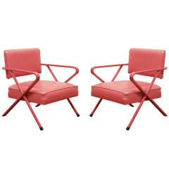 Set of Two William Haines Armchairs from the Rutherford Estate