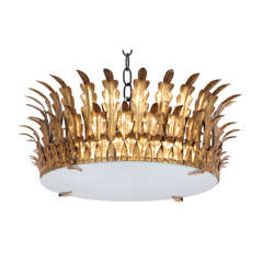 Large Crown Ceiling Fixture