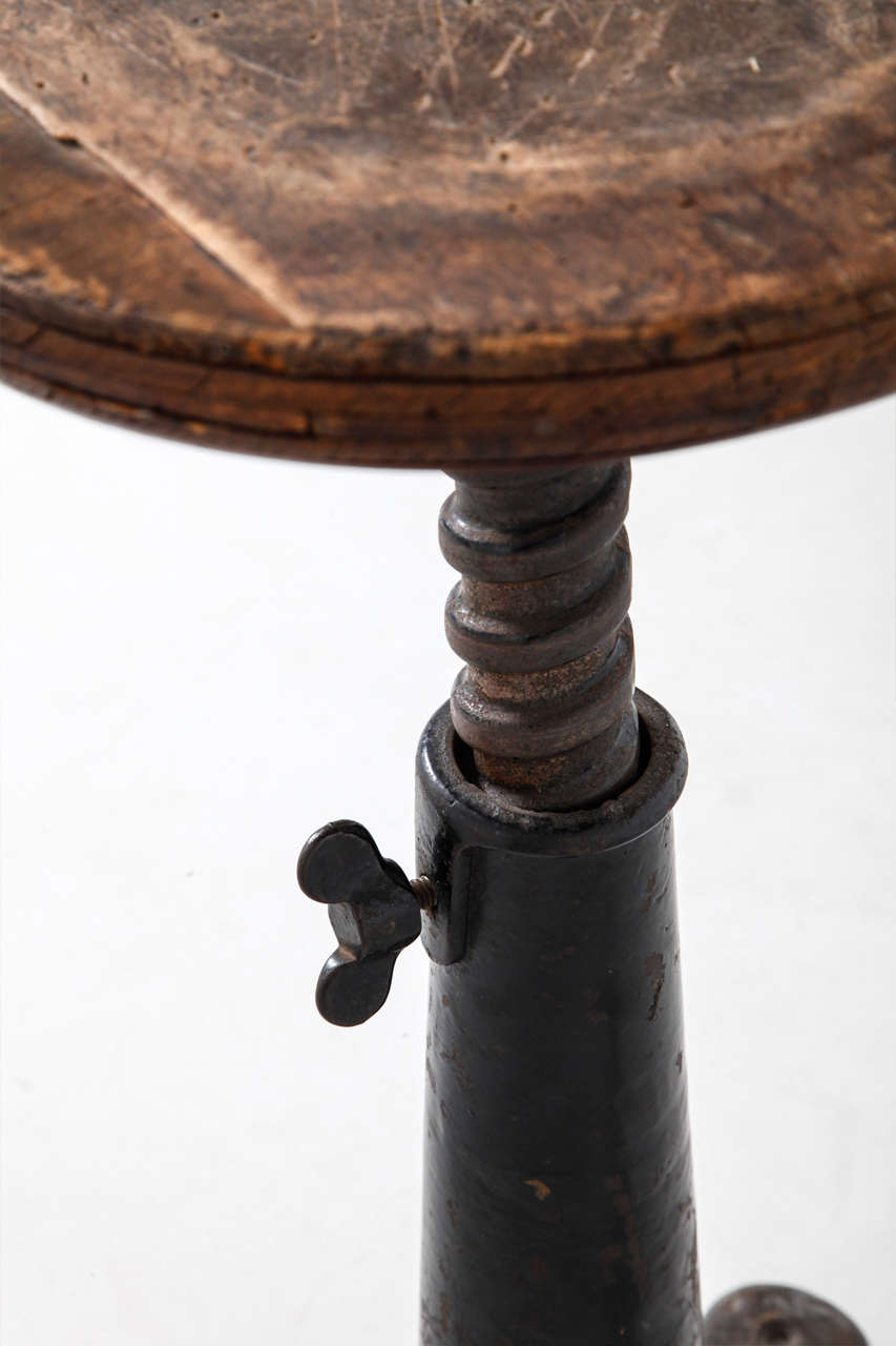 Industrial Singer Stool