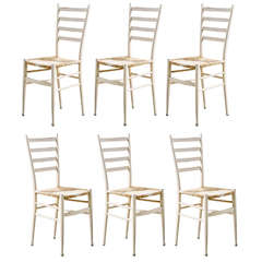 6 Leggera Chairs in Gio Ponti Style