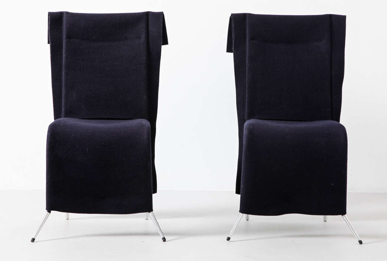 Set of 4 chairs designed by Borek Sipek & Borek A.Apek