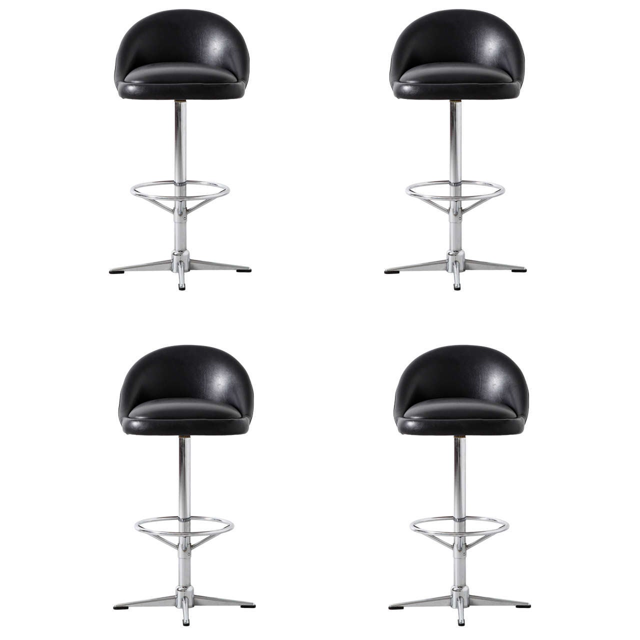 Set of four Bar Stools at 1stDibs