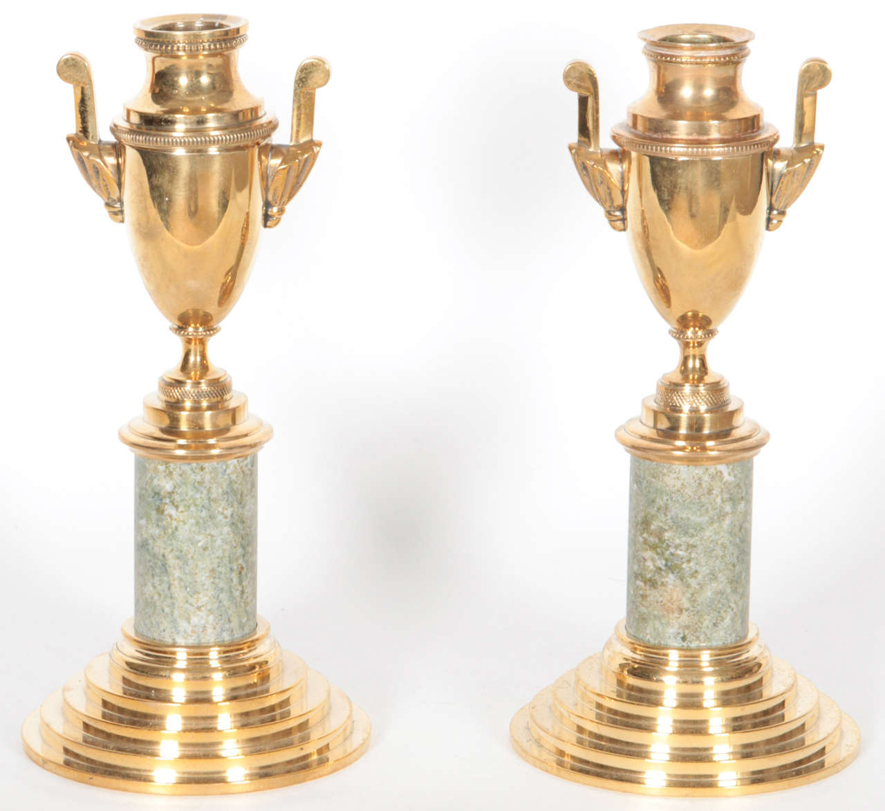 Pair of Swedish Grace Candlesticks