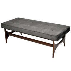 Mid-century Sculptural Bench