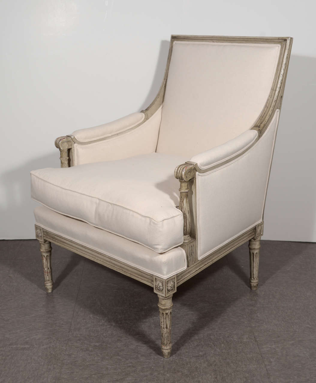 Louis XVI Pair of Scandinavian armchairs