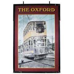 Antique The Oxford, English Pub Sign