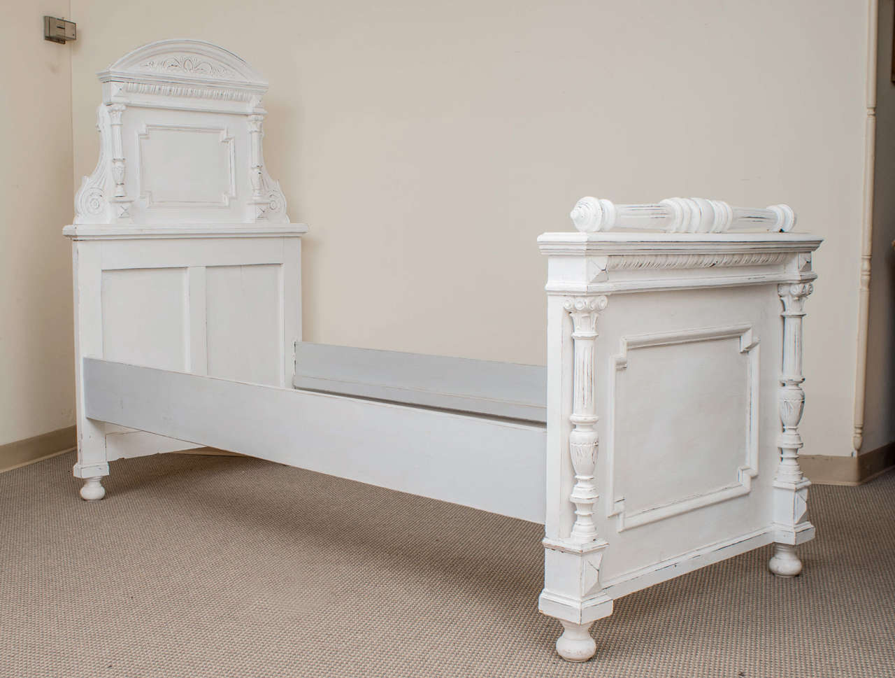 Pair of Painted Beds