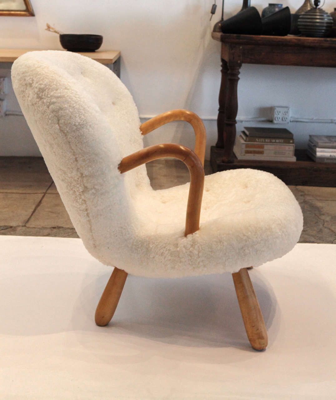 Danish 'Clam' Chair by Philip Arctander, Denmark 1940