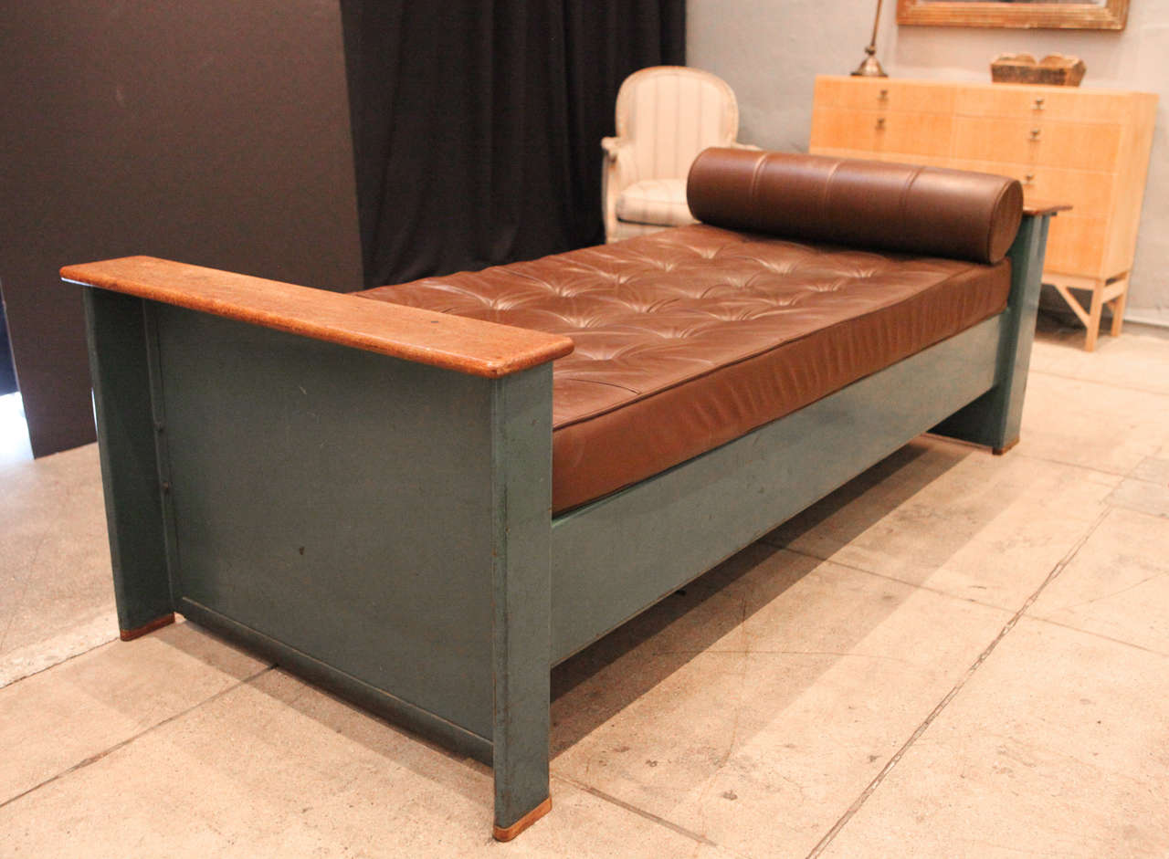 Jean Prouve's bed no. 102 from Lycée Fabert, Metz produced by Jean Prouve ateliers in 1936.