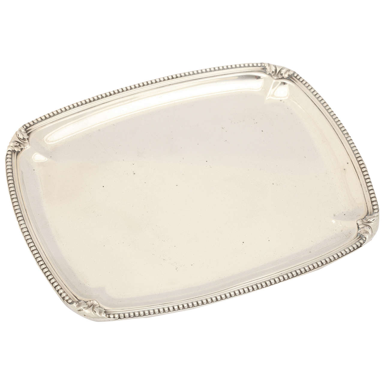 Tetard Freres French Art Deco Small Silver Tray