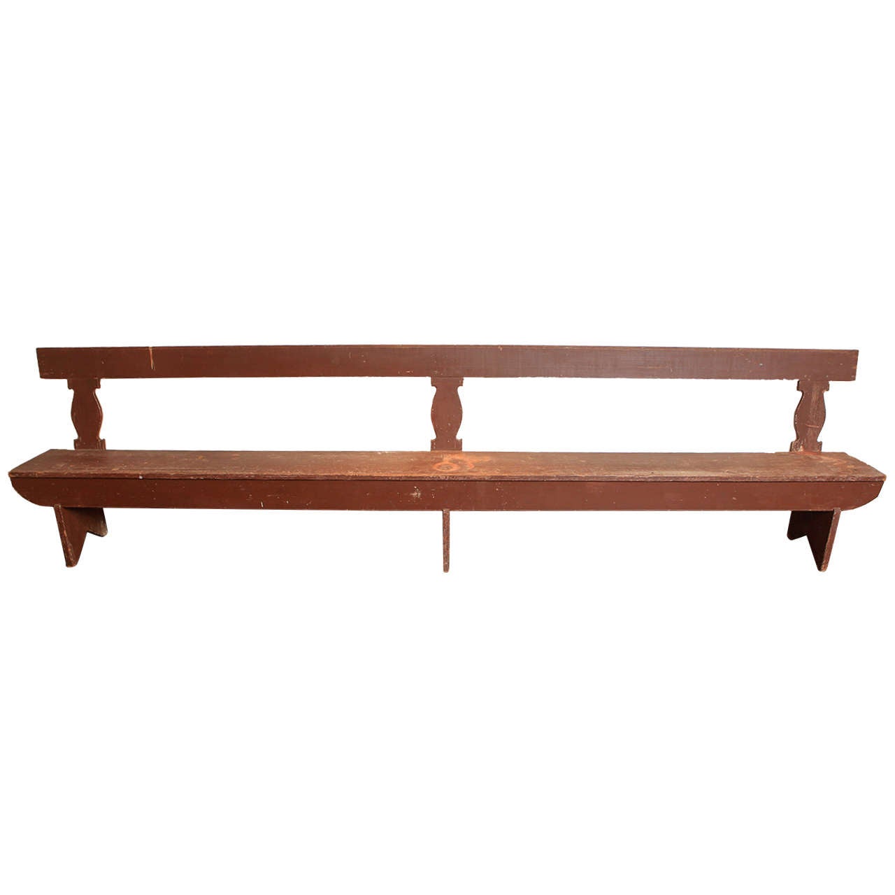 19th Century Federal Painted Bench