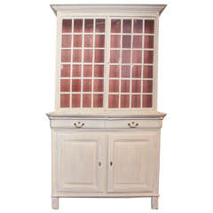 19th Century French Painted Bookcase