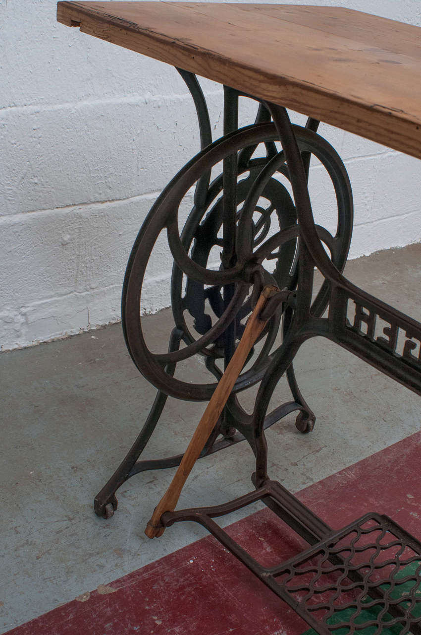 Art Nouveau Sewing Machine Table
