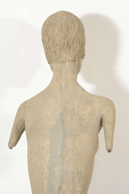 Sculpture, Nude, Female, circa 1920s, Vintage Sculpture, Nude Color For Sale 2