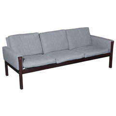 Rosewood 3-Seater Sofa by Hans Wegner