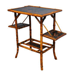 19th Century English Two tray Side Table