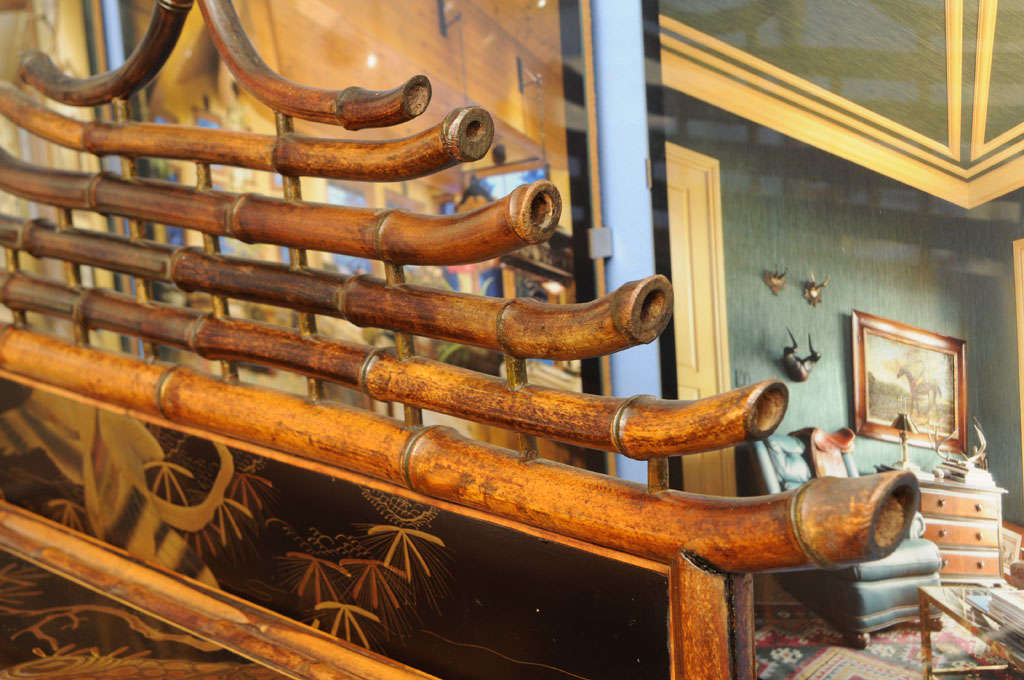 Unique 19th English Century  Pagoda Bamboo Etagere 5
