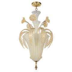 Glamorous Venetian Fluted Urn Chandelier