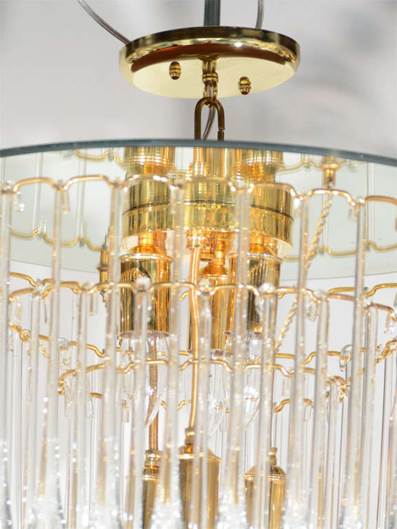 Luxurious Cascading Mirrored Chandelier 1