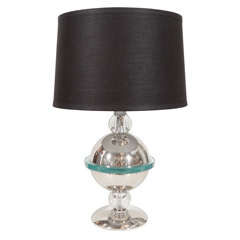 Art Deco Machine Age Spherical Table Lamp Art Deco Machine Age Spherical Table Lamp