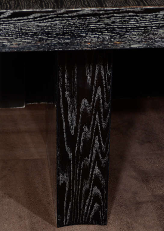 cerused oak black