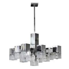 Sciolari Ice Cube chandelier for Lightolier