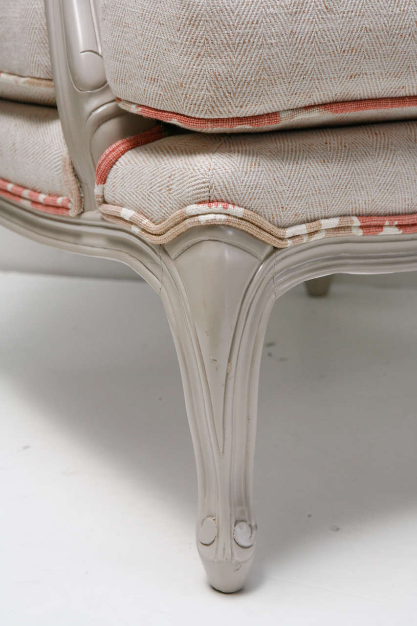 Upholstery French Louis XV Armchair For Sale