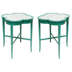 Pair of Regency Clover Leaf Side Tables