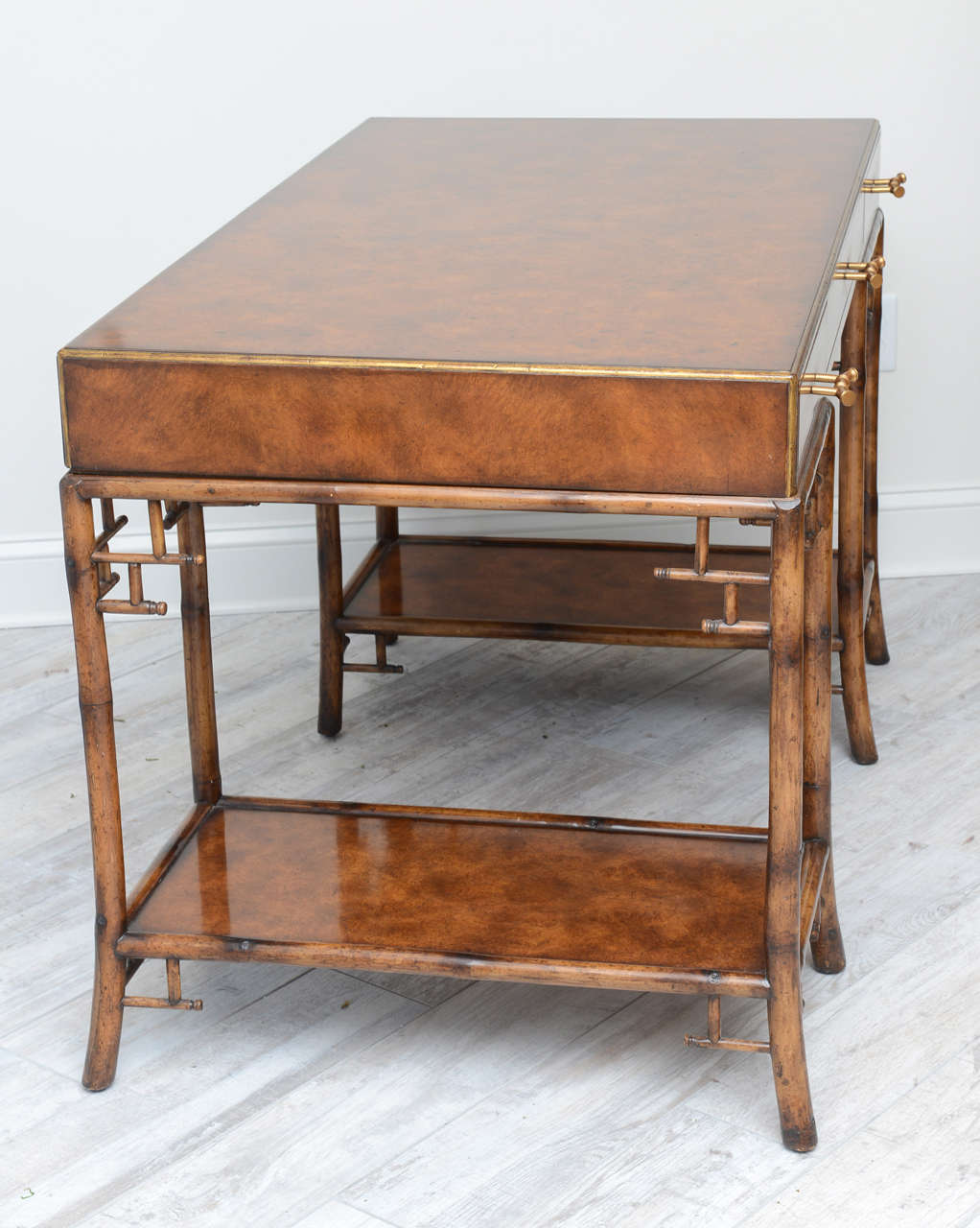 Chinoiserie Desk by Theodore Alexander In Good Condition In West Palm Beach, FL