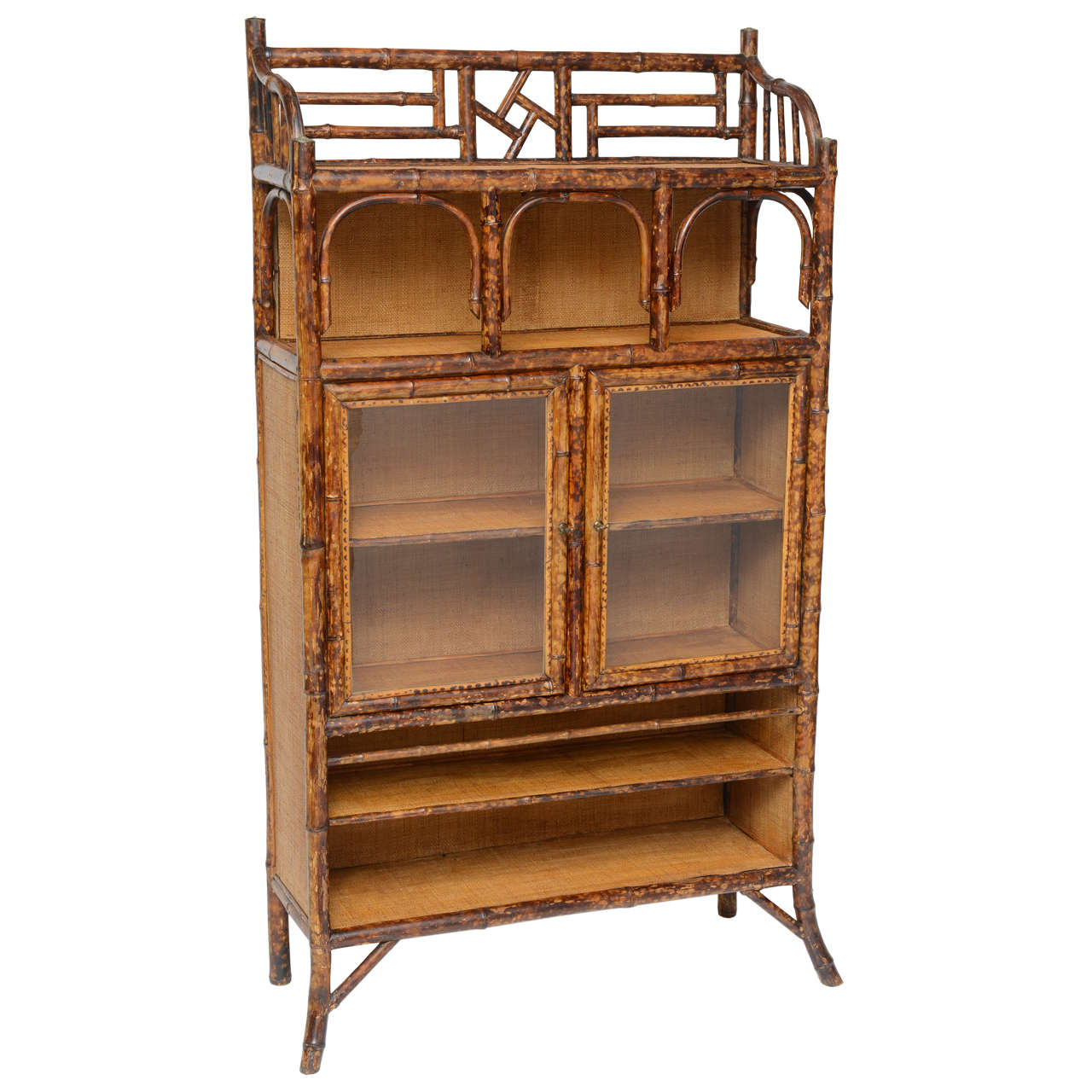 Antique Bamboo Cabinet