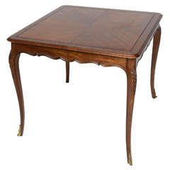 French Louis XV Style Game or Dining Table by Kindel