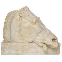 Classical Horse Head Sculpture