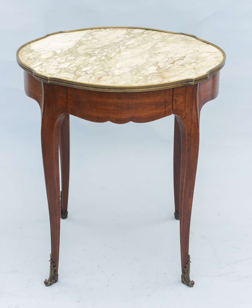 French Walnut Accent Table