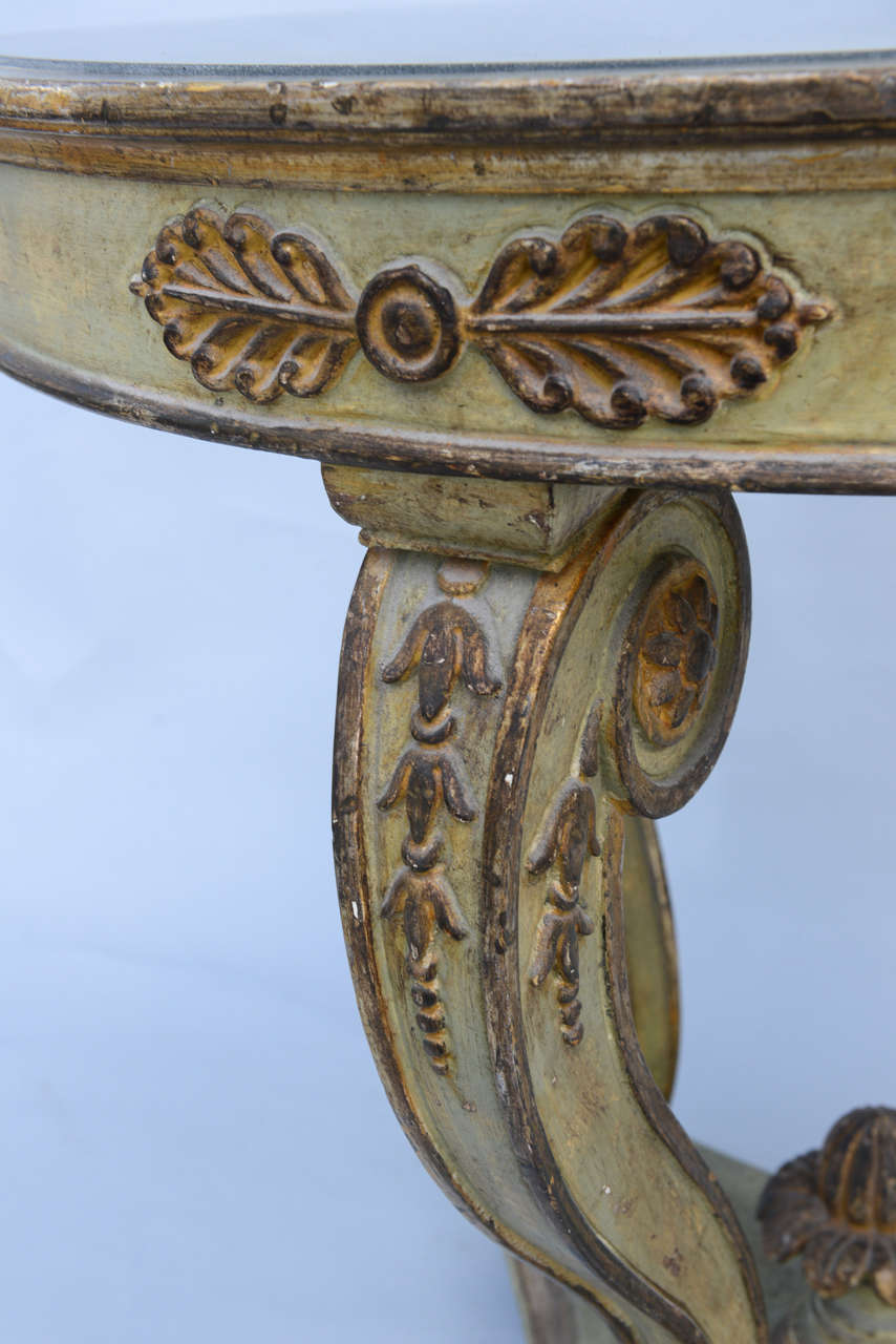 Painted and Parcel Gilt Classical-form Italian Table 3