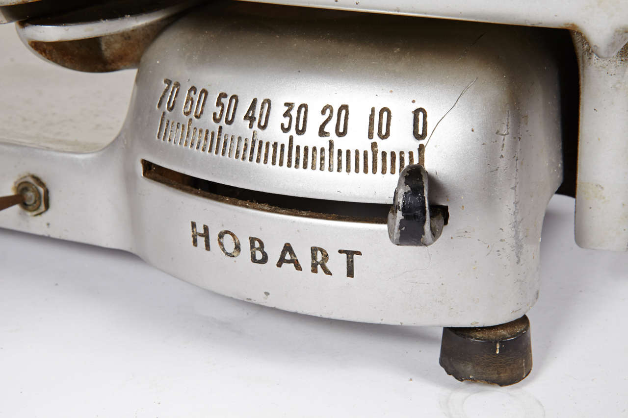 Original, Complete Hobart Streamline Slicing Machine by Egmont Arens at