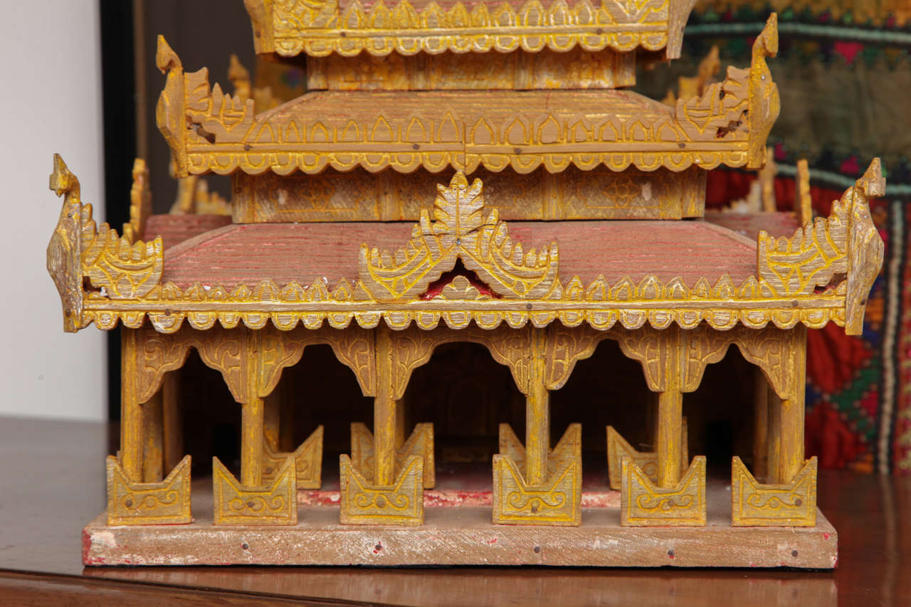 20th Century Miniature Thai Temple