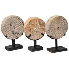 Small Grinding Stones on Stands
