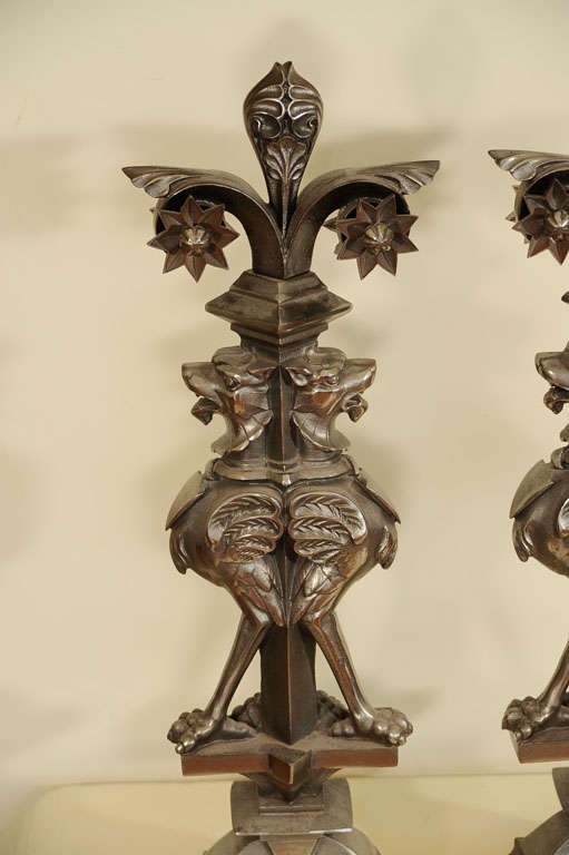 Pair of Architectural Elements/Andirons 4