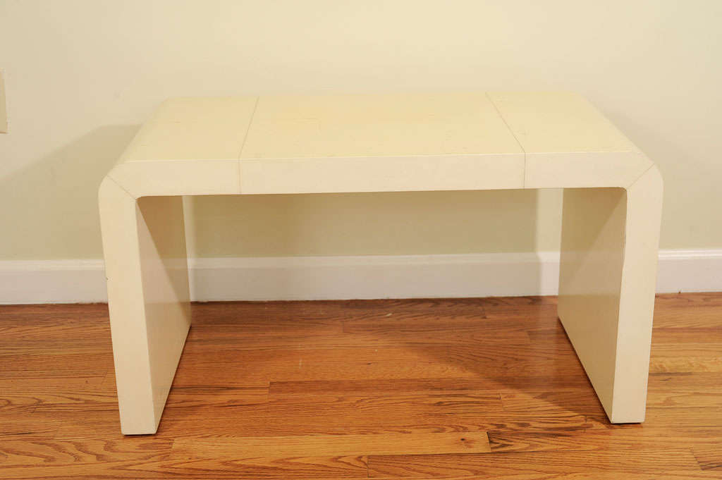 parchment coffee table