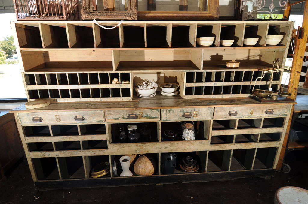antique mercantile cabinet